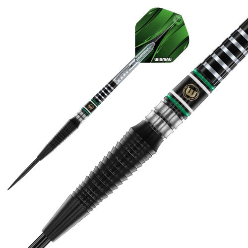 Šípky steel Winmau Sniper Black Edition 23g, 90% wolfram