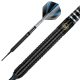 Šípky Winmau soft Sabotage Black 20g, 90% wolfram