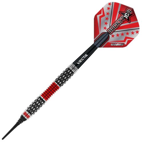 Sada soft šípok Winmau Joe Cullen Rockstar RS 1.0, 20g, 90% wolfram