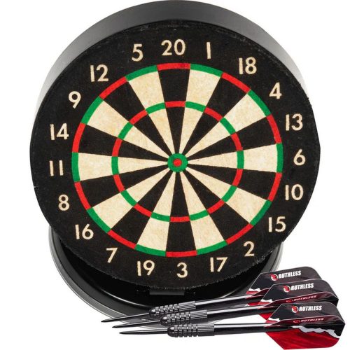 Darts sada Ruthless Mini Desktop Dartboard, 15 cm priemer