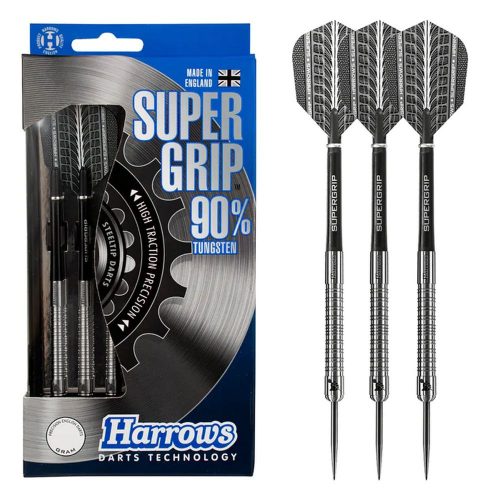 Šípky Harrows steel Supergrip R 30g, 90% wolfram