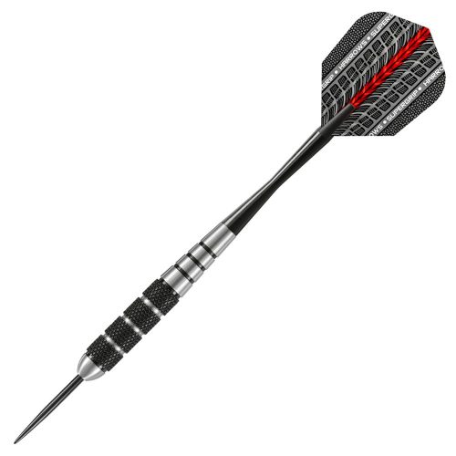 Sada steel šípok Harrows Black Jack K 20g, Inox