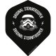 Letky na šípky Star Wars Original Stormtrooper čierne s logom, No2 100 mikron