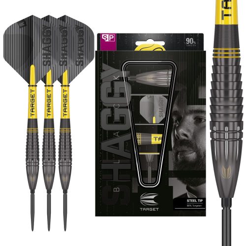 Sada steel šípok Target Scott Williams Black 25g SP, 90% wolfram