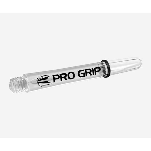 Násadky na šípky TARGET Pro Grip dlhé 48mm, priehľadné, 9 ks