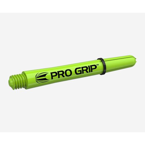 Násadky na šípky Target Pro Grip lime zelené, stredné 41mm, 9ks