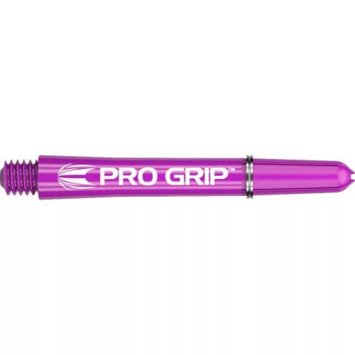 Násadky na šípky TARGET Pro Grip stredné, fialové, 9 ks