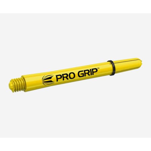 Násadky na šípky TARGET Pro Grip krátke, žlté, 9 ks