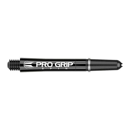 Násadky na šípky TARGET Pro Grip Spin otočné čierne, dlhé, 48 mm, 9 ks